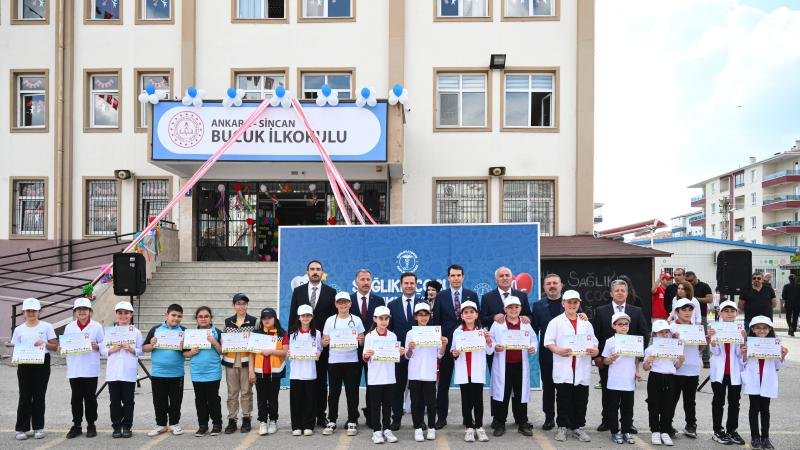 Sağlıklı Çocuk Sağlıklı Gelecek” projesi Ankara’da başladı Sağlık ile Milli Eğitim bakanlıkları arasında imzalanan protokolle başlatılan "Sağlıklı